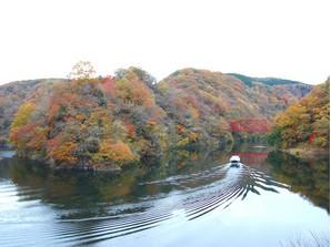 帝釈峡は紅葉の名所です