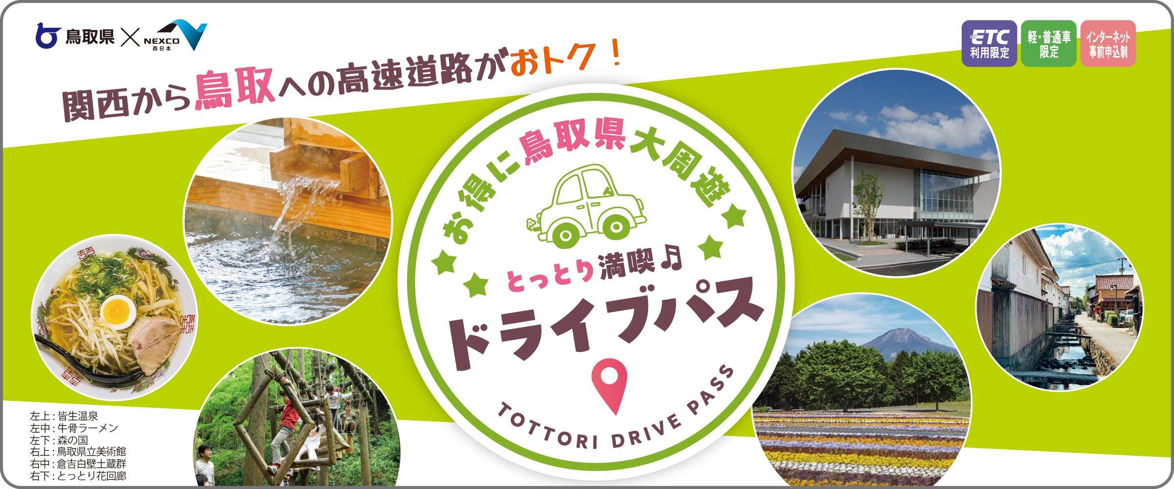 とっとり満喫ドライブパス