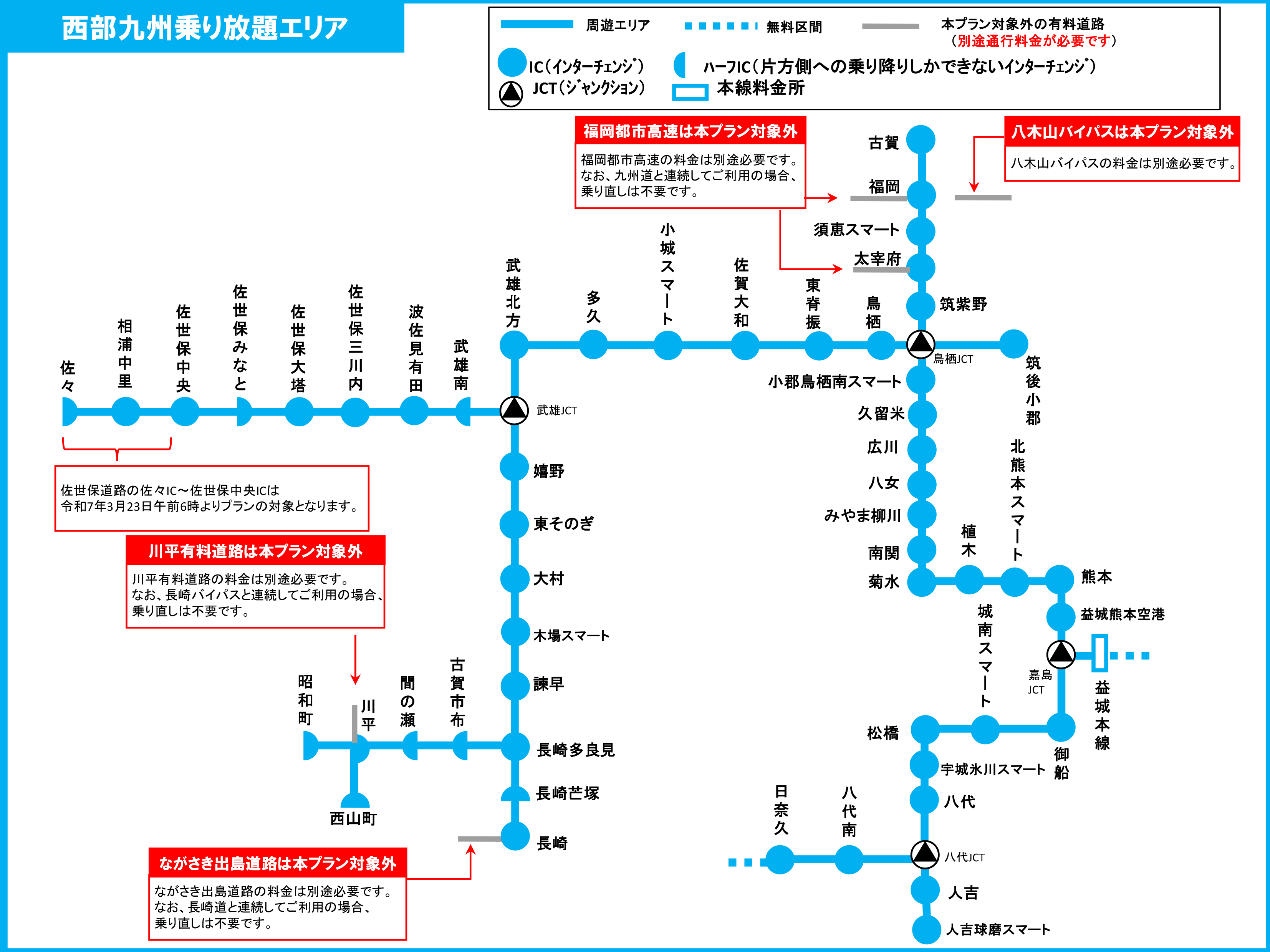 対象となる周遊エリア