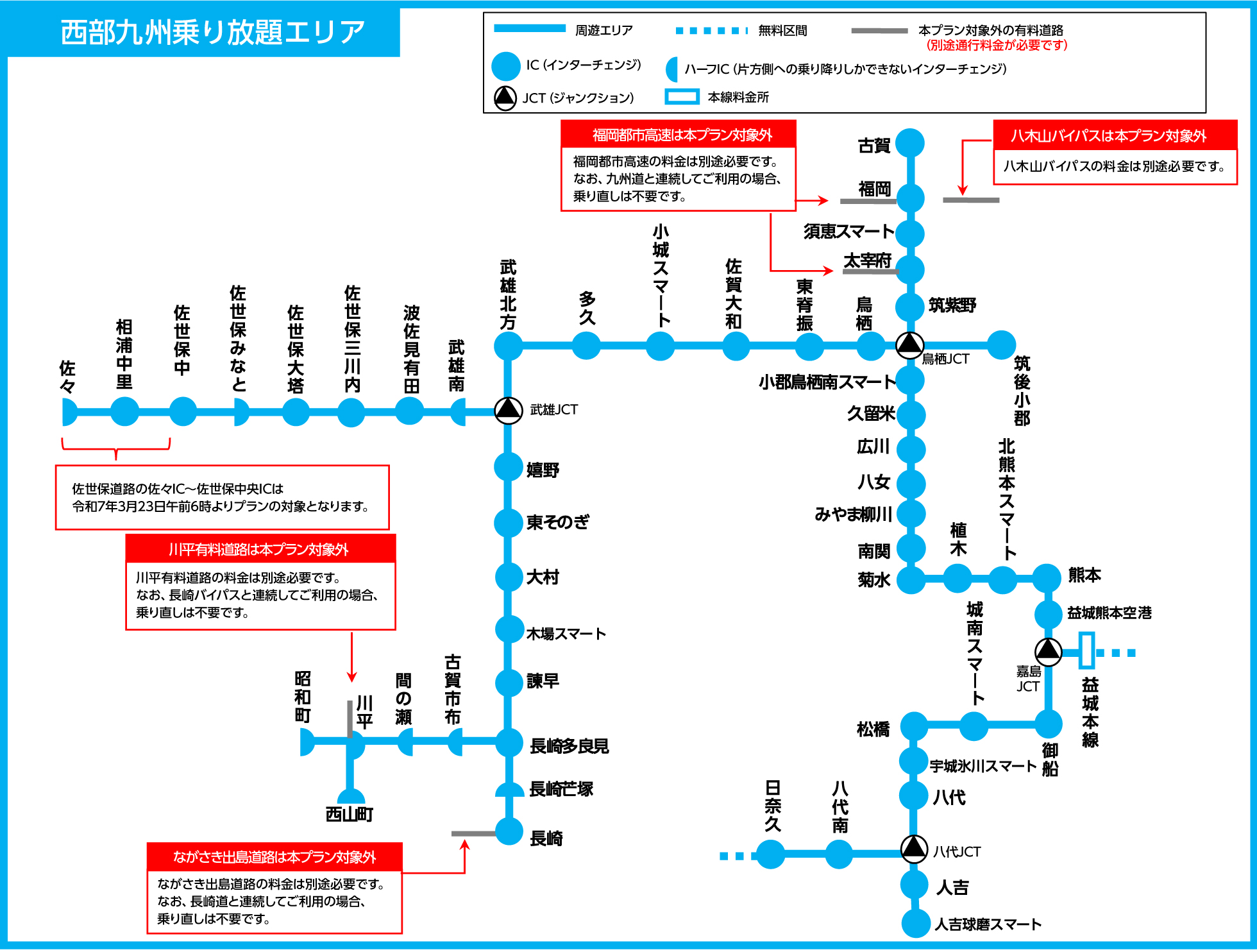 対象となる周遊エリア