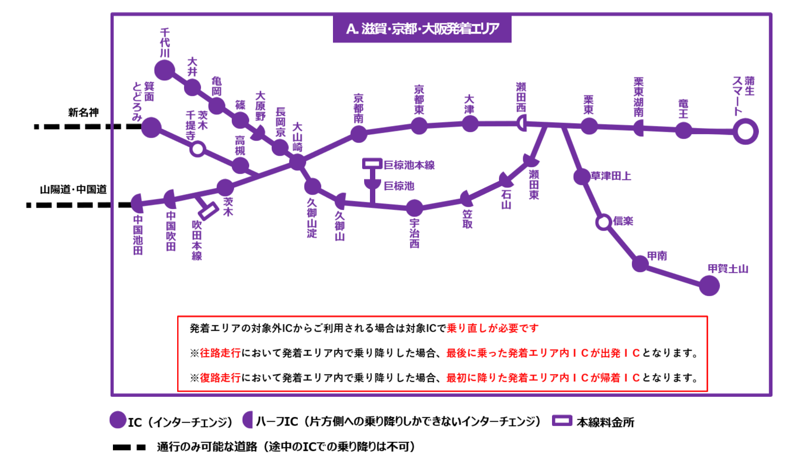 発着エリア